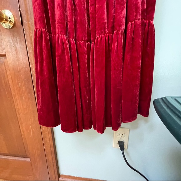 Women's Ralph Lauren Vintage Pleated Crushed Velvet Skirt NWT - Picture 5 of 14